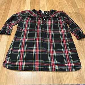 Girls plaid Crewcut Christmas nightgown size 8